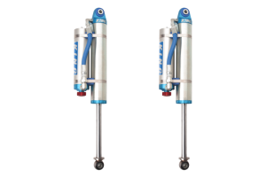 Chevrolet Silverado 1500 Suspension Shock Absorber Set - Rear - King Shocks - 2.5 Dia Piggy Hose Res w/Adjuster - `07-`18